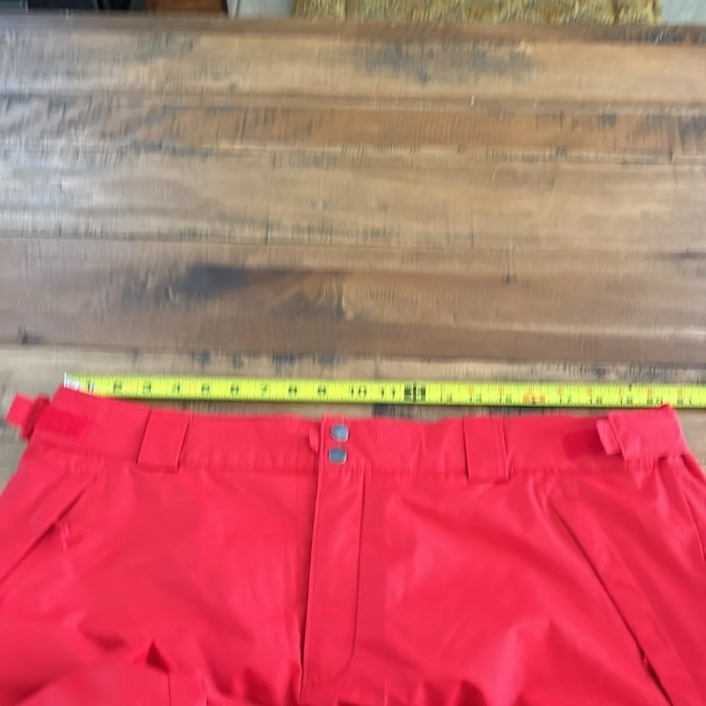 Columbia Omni-tech red ski pants, size XL